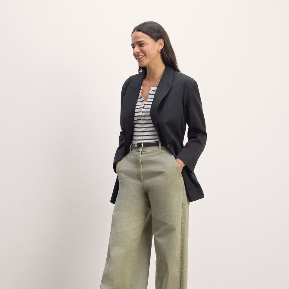 Everlane Women's Phoebe Trouser in Sage Green, Size 0 (Brand New WITH TAGS)